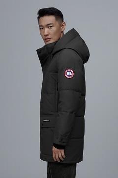 Chamarras Canada Goose Hombre Outlet - Emory Abrigos Negros KL8351204